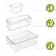 thumbnail image 1 of Set 7 contenedores organizadores para refrigerador y cocina, 1 of 9