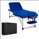 thumbnail image 1 of Camilla De Masajes Plegable 3 Cuerpos Deluxe Azul, 1 of 3