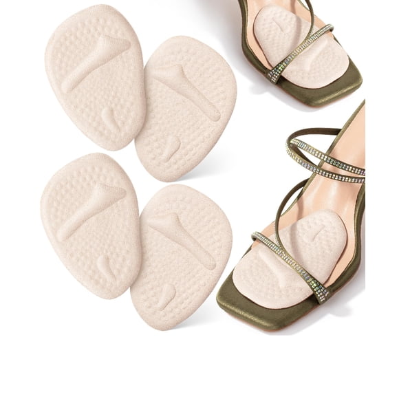 Cojines para pies Dr. JK Ball of Foot, 2 pares, color beige para mujer
