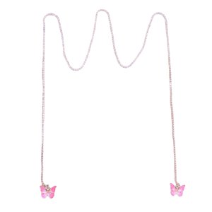 Ioensy - Cara Cadena Delicada Mariposa Colgante De Moda Para Danza Del Vientre Nupcial Cosplay