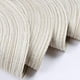 thumbnail image 2 of XmhyTop Juego de 6 Manteletes Redondos Individuales de Algodón Premium, Antideslizantes con Textura Gruesa, Resistentes al Calor, Estilo C, 36cm, Color Blanco, 2 of 5