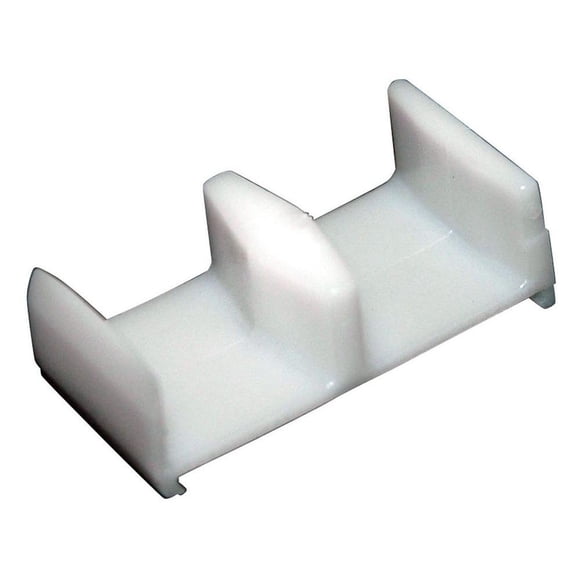 Guía para puerta de ducha Barton Kramer, plástico, 4,8 cm, paquete de 2