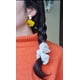 thumbnail image 2 of Scrunchie Beige de Algodón y Lino | Colet para Cabello | Amaru, 2 of 3