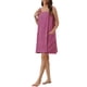thumbnail image 4 of INSPIRE CHIC Vestido de Toalla de Mujer con Cierre de Tela de Terry Absorbente de Secado Rápido con Tirantes Ajustables y Bolsillos XL Rojo Purpúreo, 4 of 5