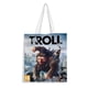 thumbnail image 1 of Troll and I Bolso de tela con estampado de lienzo para mujer, bolsa de compras reutilizable y estética, con cremallera interior, regalo para mujer, 35 × 40 cm., 1 of 6