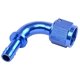thumbnail image 4 of Adaptador de Brida AN 90° Azul Anodizado JEGS, 4 of 5