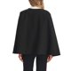 thumbnail image 3 of INSPIRE CHIC Blazer con Mangas de Capa para Mujer, Chaqueta Casual Abierta para Trabajo de Negocios, Talla S, Negro, 3 of 6