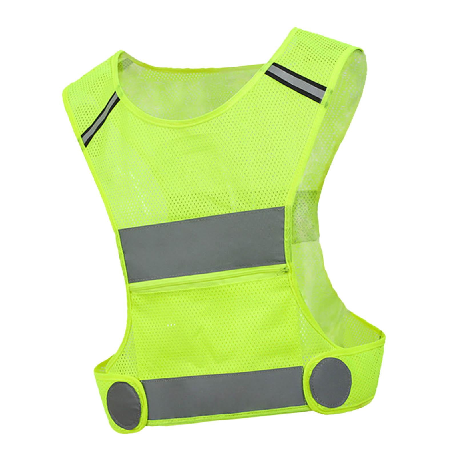 Ioensy - Chaleco Reflectante M 47cm Chaleco De Seguridad M