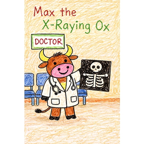 Libro publicado de forma independiente Max, el buey que hace radiografías: una historia sobre la letra X