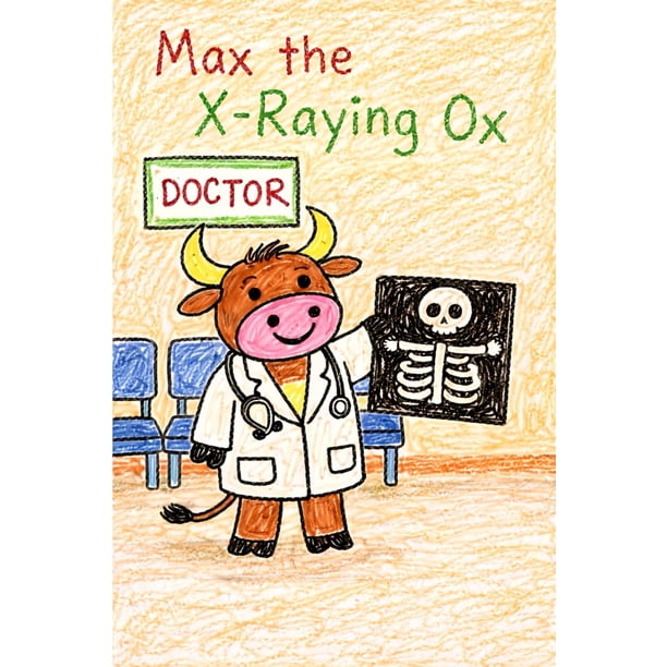 Libro publicado de forma independiente Max, el buey que hace radiografías: una historia sobre la letra X