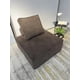 thumbnail image 2 of Juego 2 Sofa Modular Individual 85x85x70cm Alta Elasticidad Color Café Diseño De La Tela Rayado, 2 of 7