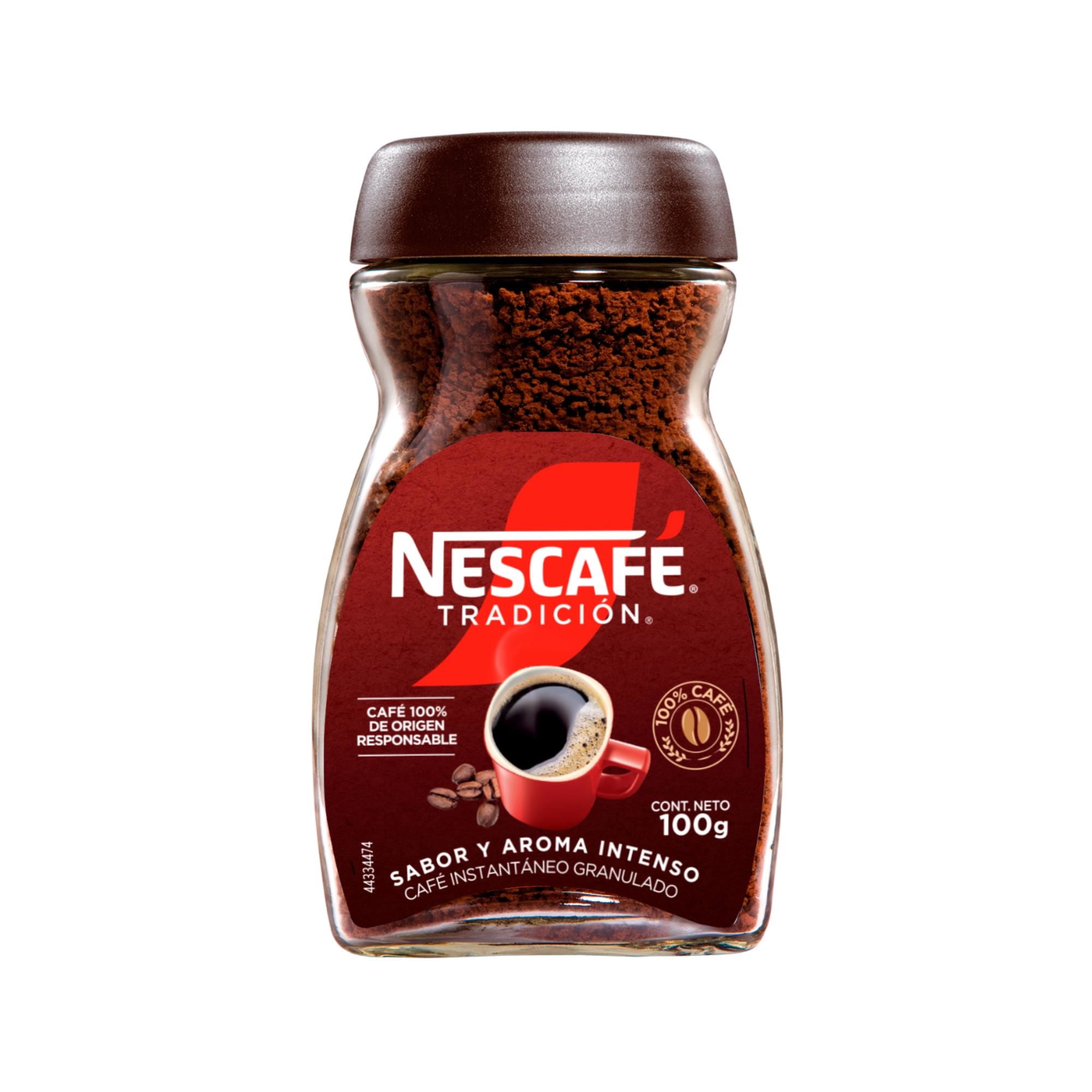 Café Instantáneo Tradición Granulado Frasco "100 g" Nescafé