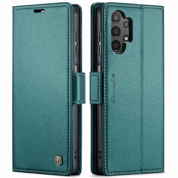CaseMe tipo cartera Samsung Galaxy A04S/A04 con cierre magnético, RFID, tarjetero, soporte, carga inalámbrica