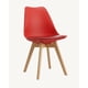 thumbnail image 1 of SILLA TULIP ECOCUERO ROJO, 1 of 3