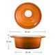 thumbnail image 5 of OLLA HIERRO FUNDIDO REDONDA NARANJA 24x12 cm, 5 of 5