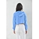 thumbnail image 3 of Poleron Crop Mujer Azul Con Capucha Talla L, 3 of 3