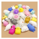 thumbnail image 2 of 50pcs Mini Mochi Squishy Belug Squeeze Toy Fidget Toy, 2 of 5