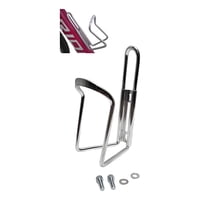 Genérica - Portacaramagiola Aluminio Soporte Botella Ciclismo Ruta Mtb Plateado