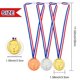 thumbnail image 2 of Medallas de Ganador Pllieay 24 uds 3,5 cm Oro, Plata y Bronce, 2 of 7