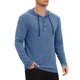 thumbnail image 4 of INSPIRE CHIC Sudadera con Capucha Texturizada para Hombre de Manga Larga Jersey Casual con Capucha L Azul, 4 of 6