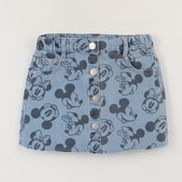 Short Niña Azul Mezclilla Minnie Disney