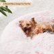 thumbnail image 4 of Cama para perros WNPETHOME Calming Donut de piel sintética, autocalentable, 4 of 6