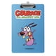 thumbnail image 1 of Coraje, el Perro Cobarde Portapapeles de acrílico A4, tamaño carta estándar, carpeta con clip 31.8x 21.5CM para estudiantes, profesores y oficina, 1 of 6