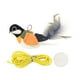 thumbnail image 2 of Juguete De Peluche Para Gato Con Puerta Colgante Con Sonido Para Entrenar Gatos En Interiores Kitty Naranja, 2 of 3