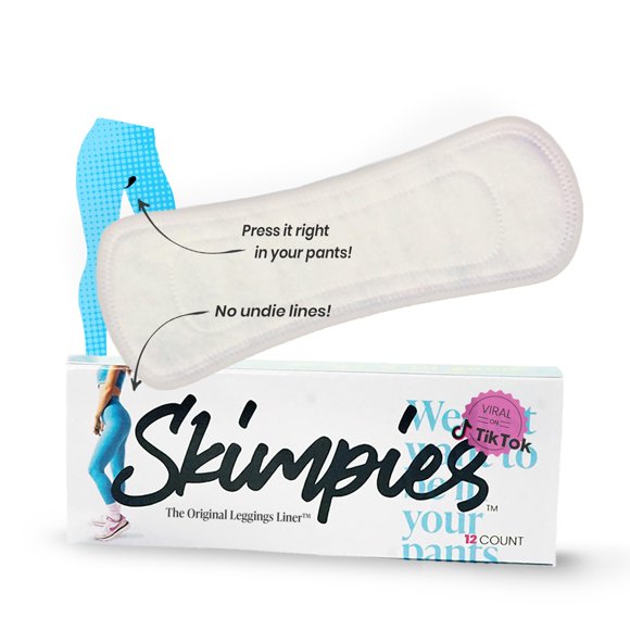 Forros para Leggings Skimpies de Algodón Orgánico (12) Blanco