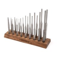 Juego De Punzones Y Cinceles Tekton Mixed Con Bloque De Banco De Nogal