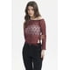 thumbnail image 2 of Polera Mujer Hombro Asimétrico Vino, 2 of 4