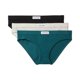 thumbnail image 1 of Paquete de 3 Bikinis Calvin Klein Comfort Logo Stretch, 1 of 6