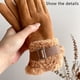 thumbnail image 3 of Guantes de invierno para mujer, resistentes al frío, para usar con pantalla táctil y enviar mensajes de texto., 3 of 5