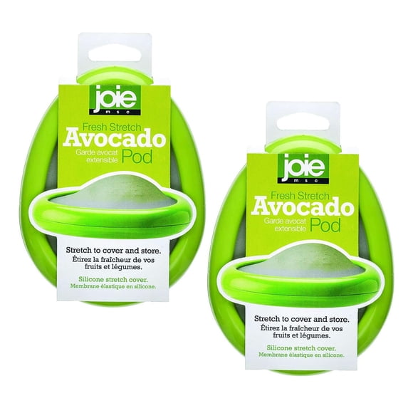 Frigorífico Joie Keep Fresh con cápsula elástica con forma de aguacate, verde, paquete de 2