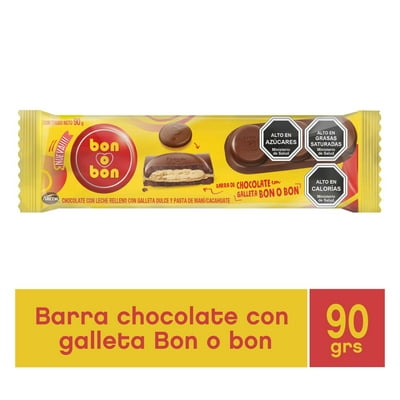 Chocolate Con Galleta Bon O Bon 90 G Arcor