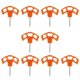 thumbnail image 2 of 10 Uds. De Clavos Para Cubierta De Acampada, Estacas Ligeras Para Tienda De Campa?a Para Escalada Al Aire Libre, Senderismo, Naranja, 2 of 5