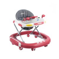 Mundo Online - Andador Caminadora Plegable Folding Bebe Anticaida Musical Fucsia