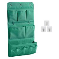 Magideal - Organizador De Almacenamiento Multifuncional, Contenedor De Tela Oxford Para Artículos De Papelería, Artículos De Tocador Para Dormitorio, Revistas , Verde 37Cmx66Cm