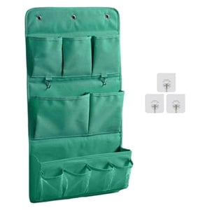 Magideal - Organizador De Almacenamiento Multifuncional, Contenedor De Tela Oxford Para Artículos De Papelería, Artículos De Tocador Para Dormitorio, Revistas , Verde 37Cmx66Cm