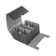 thumbnail image 2 of Caja Protectora Para Baraja De Cartas Coleccionables, Contenedor Para Tarjetas De Colección, Tarjeta De Béisbol, Negro Y Gris, 2 of 5