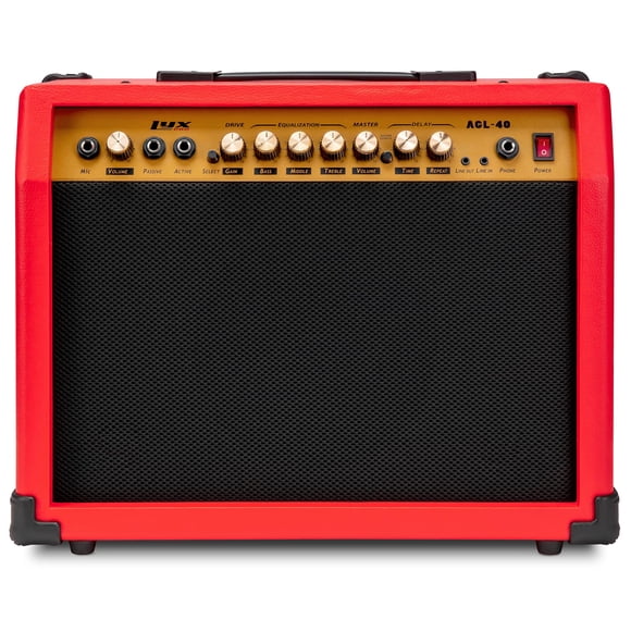 Amplificador de guitarra eléctrica LyxPro combinado de 40 W con altavoz de 8»