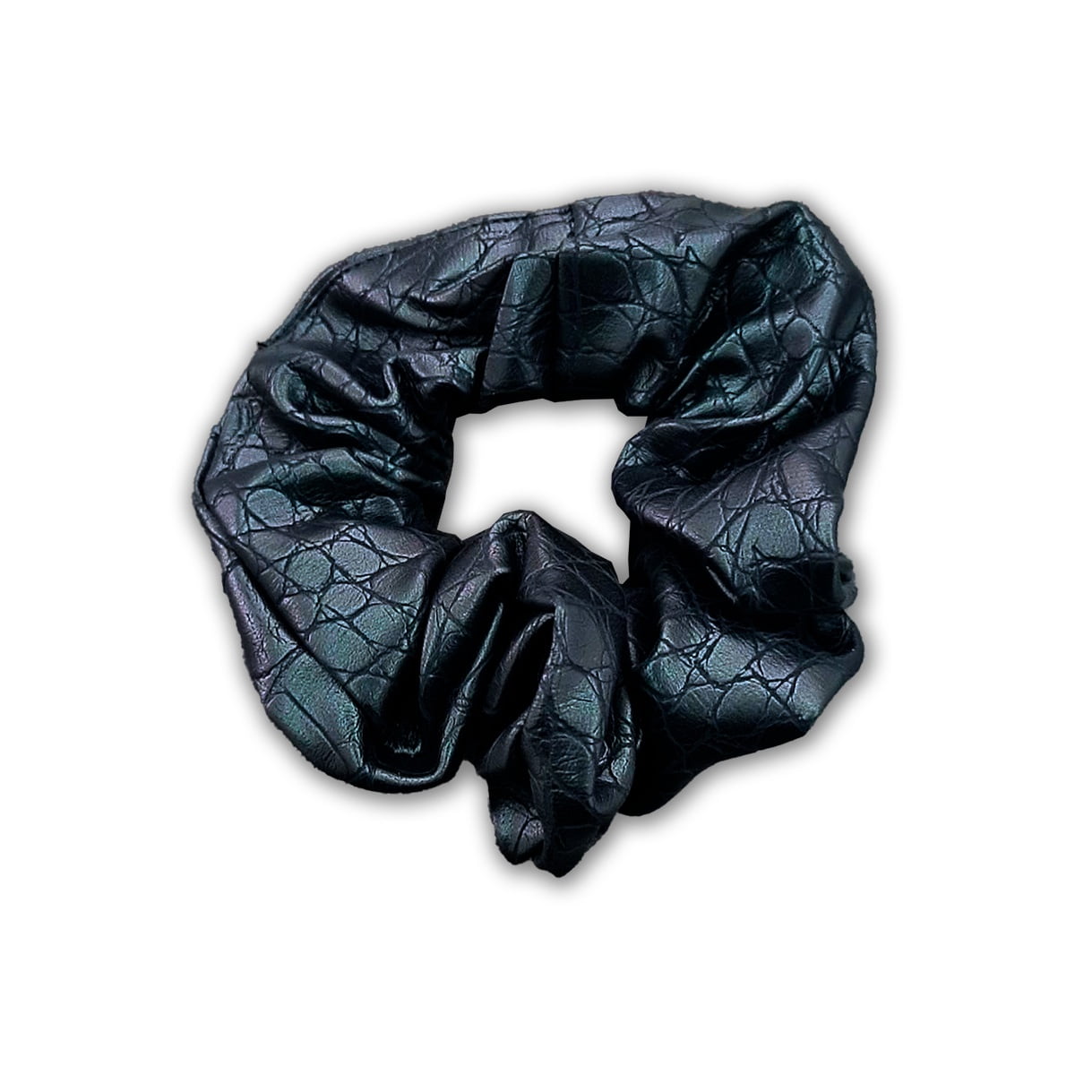 Besty - Coleta Para Cabello Mediana Ecocuero Negro