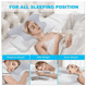 thumbnail image 2 of Almohada Ortopedica Memory Foam Cervical Mariposa Gris 62cm, 2 of 6