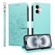 thumbnail image 1 of Funda Cartera para iPhone 16 Plus Perro Cachorro Grabado con Tarjetas Soporte Correa Verde, 1 of 6