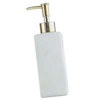 Magideal - Dispensador De Loción De Jabón, Botella Con Bomba, Gel De Ducha De Lujo, Botella De Champú Vacía Para Cocina, Accesorios De Baño, Encimera De Baño, Re , Blanco