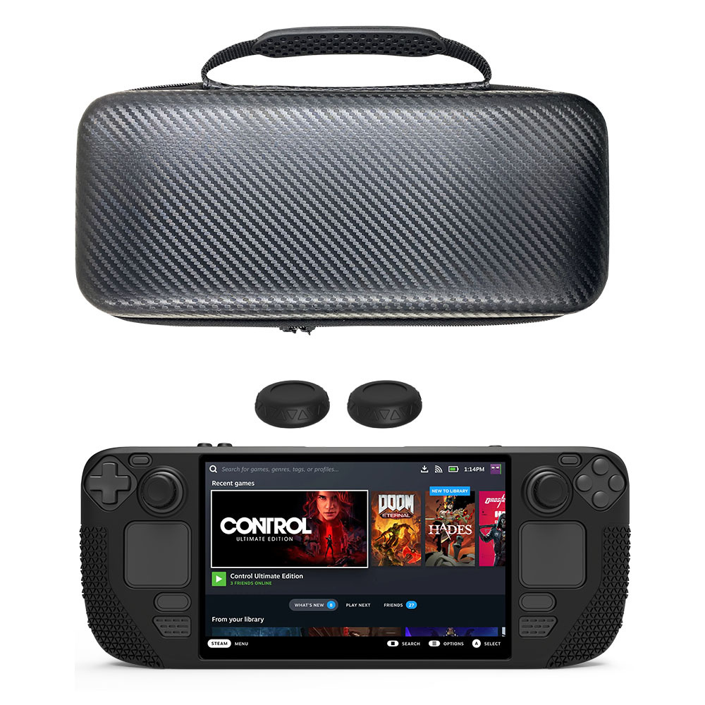 Set Protector Aaronmei Steam Deck Negro