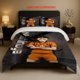 thumbnail image 1 of Karasuno High School Volleyball Club Yu Nishinoya Orange Uniform Power Propaganda Image Pattern Three-Piece Set Soft And Comfortable Bedding Set Available in All Seasons, 1 of 5