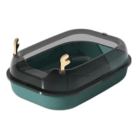 Genérico - Arenero Grande 50Cm Bandeja Sanitaria D Gato Con Pala Verde