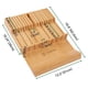 thumbnail image 4 of Organizador de bloques de cuchillos Utoplike, de bambú, de bambú, para 16 cuchillos, 4 of 7
