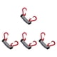 thumbnail image 1 of 4 Piezas De Cordones De Pesca Con Mosquetones De Alambre De Acero, Correa De Caña De Pescar Portátil, 1 of 4